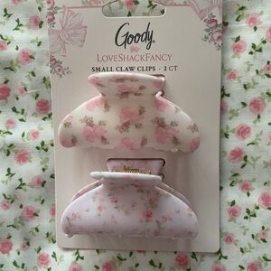 Goody LoveShackFancy Floral Claw Clips